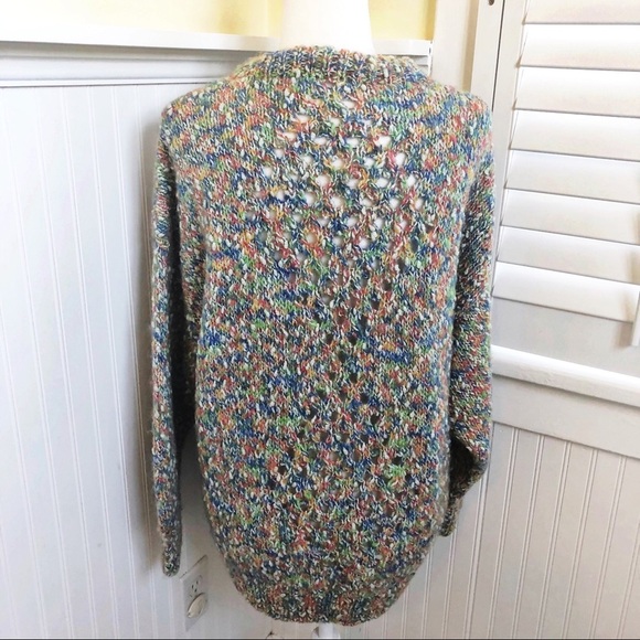 Australasian Knits Rainbow Mohair Blend Sweater Lg - Picture 2 of 5